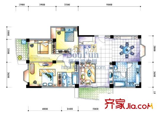 大名城 戶型圖