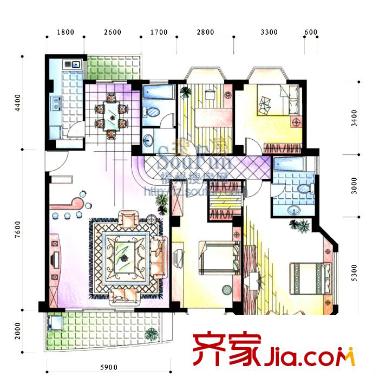 大名城 戶型圖
