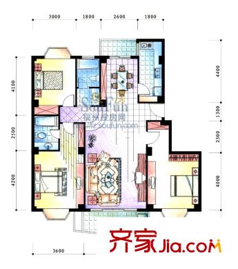 大名城 戶型圖