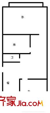 茶會(huì)小區(qū) 3室 戶型圖