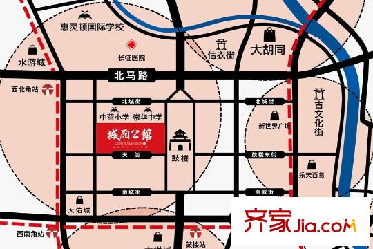 城廂公館區(qū)位圖