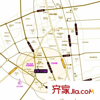 正榮潤(rùn)城交通圖