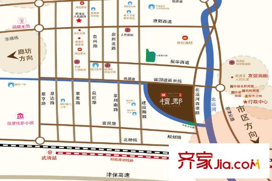 檀郡區(qū)位圖