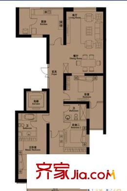 世茂天城一期儷園戶型圖世茂天城一期儷園 4室 戶型圖 4室2廳2衛(wèi)1廚