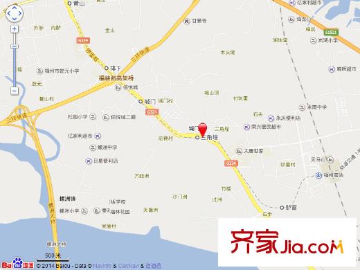 中茵上城國際交通圖