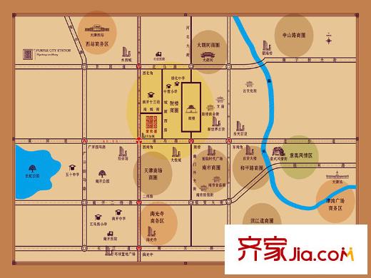 紫熙平方米區(qū)位圖