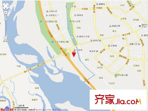 泰禾紅樹(shù)林D區(qū)交通圖