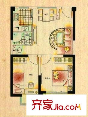 泰禾紅樹林D區(qū) 戶型圖
