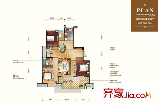 三盛國際公園上東區(qū) 戶型圖