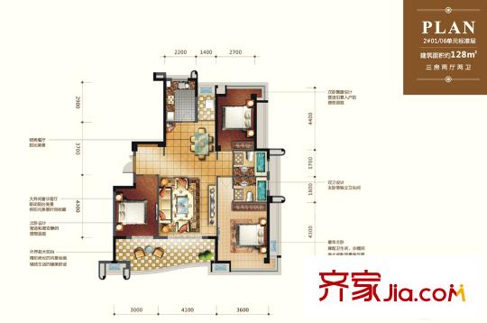 三盛國際公園上東區(qū) 戶型圖