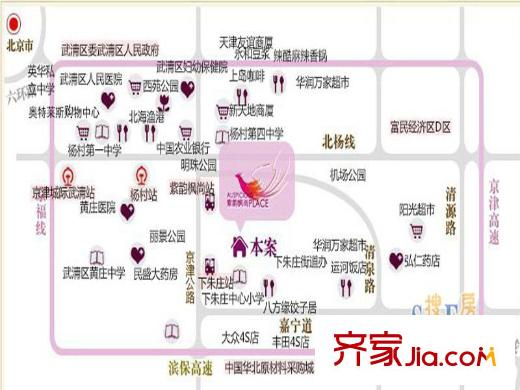 紫韻楓尚區(qū)位圖