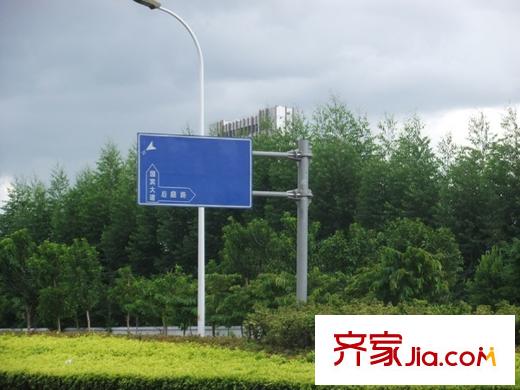 福晟錢隆學(xué)府交通圖交通指示牌