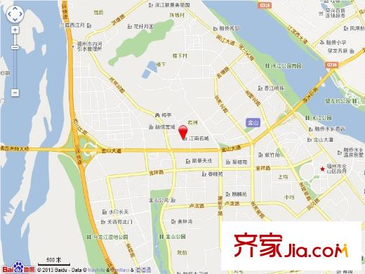 江南名城交通圖