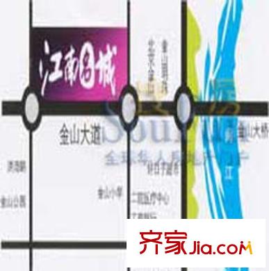 江南名城交通圖