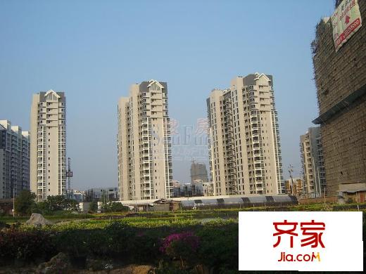 美林灣外景圖  工程進度