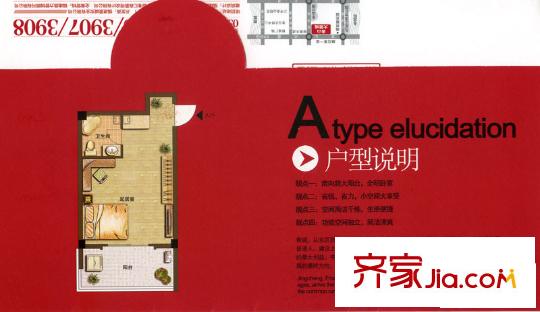 金山大景城 戶型圖
