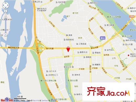 金山大景城交通圖