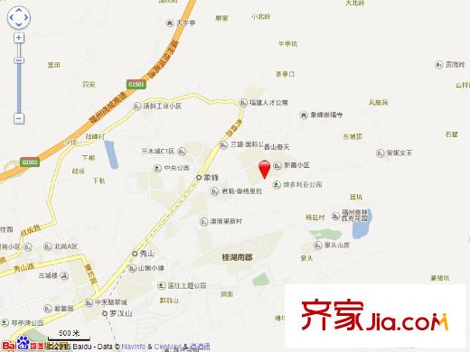 三盛國(guó)際公園長(zhǎng)島區(qū)交通圖