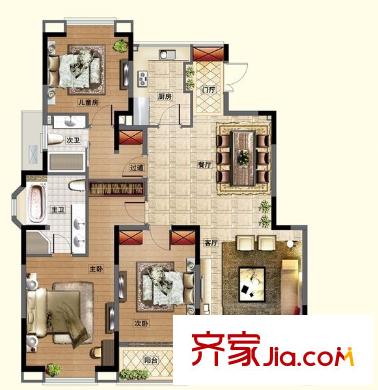 三盛國際公園長島區(qū) 戶型圖