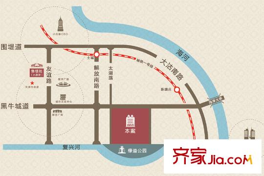 格調(diào)綺園區(qū)位圖