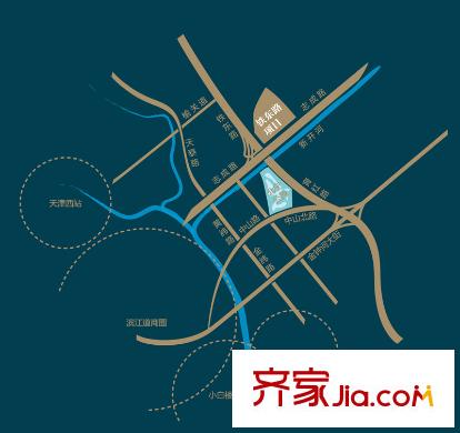 北寧灣交通圖