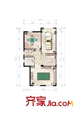 江勝天鵝湖別墅戶型圖N3戶型地下室 5室4廳5衛(wèi)