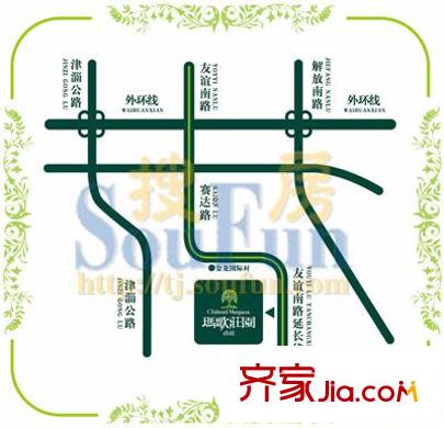 瑪歌莊園交通圖