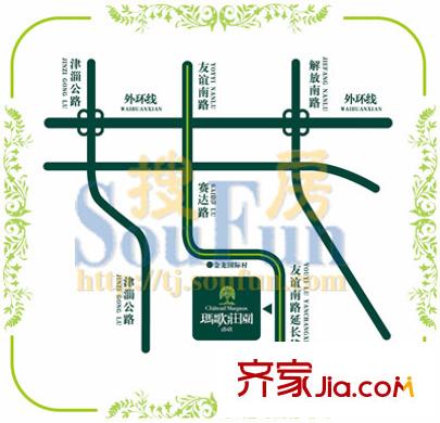 瑪歌莊園交通圖