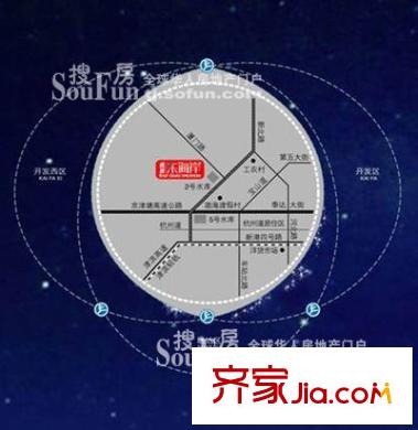 盛星東海岸交通圖