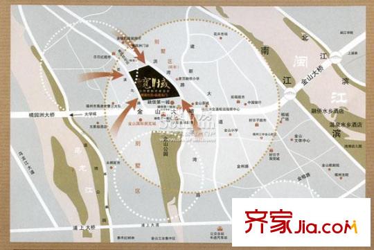 融信寬域交通圖