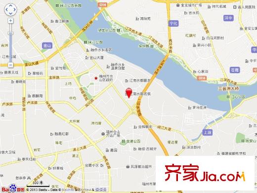 江南水都名筑交通圖