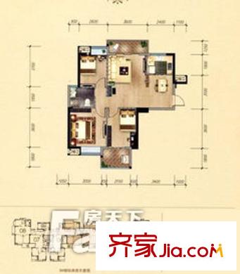 福機(jī)新苑戶(hù)型圖戶(hù)型圖3 