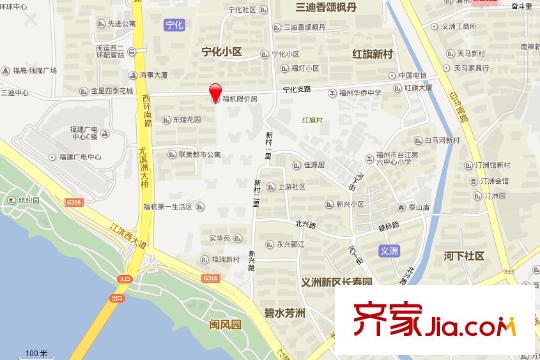 福機(jī)新苑交通圖