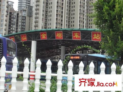 中天金海岸配套圖金山金桔公交車站