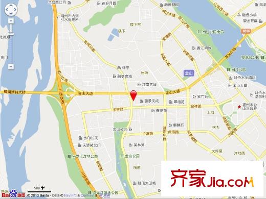 麗景天成二期交通圖