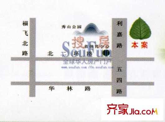 君臨香格里交通圖