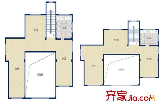 南湖9號(hào)獨(dú)棟別墅獨(dú)棟別墅18、19號(hào)樓G戶型 2室2廳2衛(wèi)