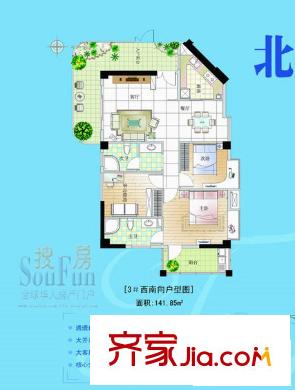 君臨天華 戶型圖