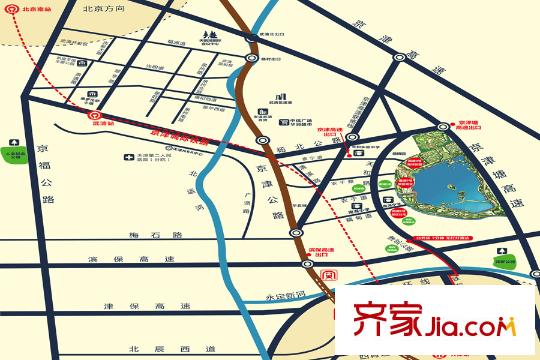 南湖9號(hào)獨(dú)棟別墅區(qū)位圖