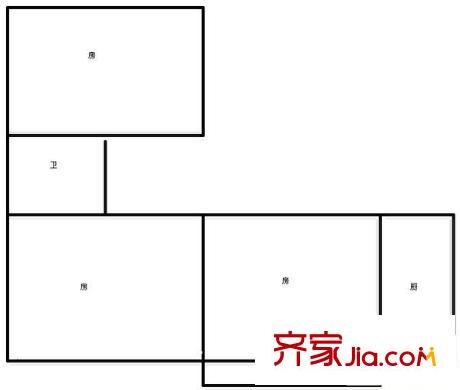 金山桔園三期 2室 戶型圖