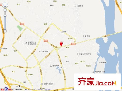 英泰第一城A區(qū)別墅交通圖