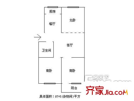 奇春園 3室戶型圖