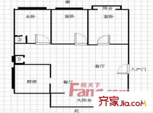 僑信公寓 戶型圖