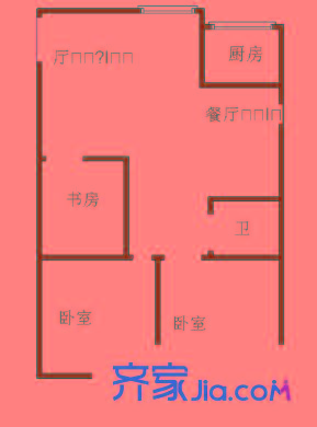 農(nóng)科公寓 3室 戶型圖