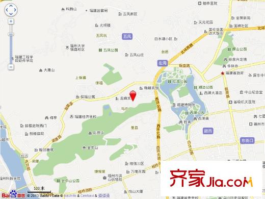 玫瑰山莊交通圖