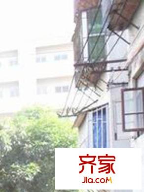 面粉廠單位宿舍外景圖 