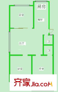 聯(lián)建新村 3室 戶型圖
