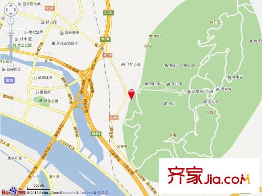 康樂山莊別墅交通圖