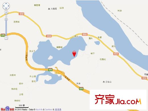 金水湖山城交通圖