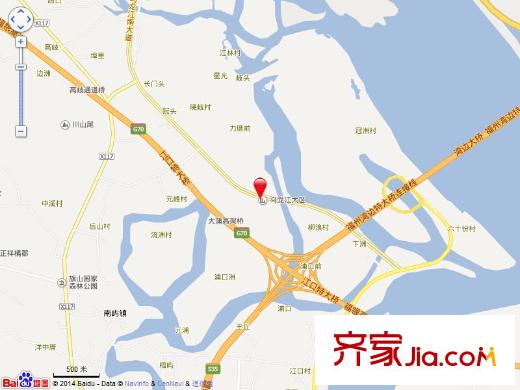 龍旺康橋丹堤別墅交通圖